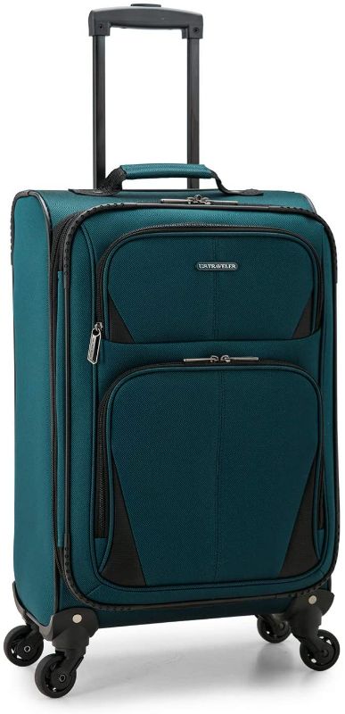 Photo 1 of 31" U.S. Traveler Aviron Bay Expandable Softside Luggage with Spinner Wheels, Teal