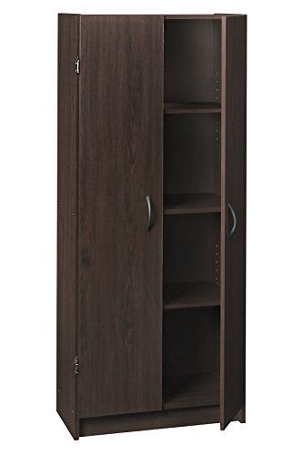 Photo 1 of 12.5" x 24" x 59.5"- ClosetMaid Pantry Cabinet, Espresso
