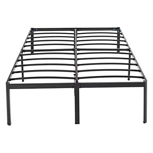 Photo 1 of 18" Amazon Basics Heavy Duty Non-Slip Bed Frame with Steel Slats, QUEEN
