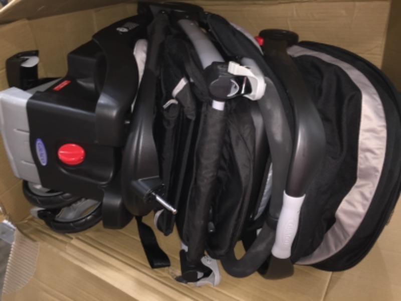 Photo 2 of Graco FastAction Fold Sport Click Connect Travel System with SnugRide Infant Car Seat - Gotham