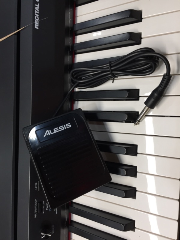 Photo 4 of *Tested and functioned*
*Alesis Recital Grand - 88 Key Digital Piano with Full Size Graded Hammer Action Weighted Keys, Multi-Sampled Sounds, 50W Speakers, FX and 128