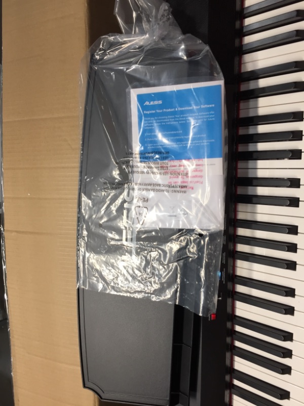 Photo 5 of *Tested and functioned*
*Alesis Recital Grand - 88 Key Digital Piano with Full Size Graded Hammer Action Weighted Keys, Multi-Sampled Sounds, 50W Speakers, FX and 128