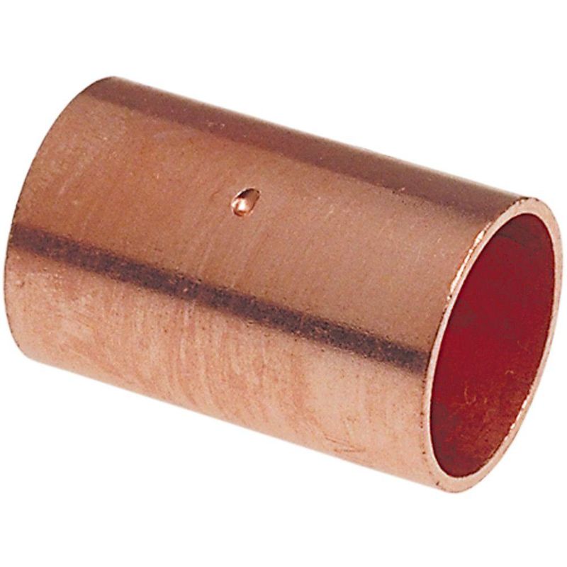 Photo 1 of *20 pack*
Everbilt 1/4 in. Copper Pressure Cup X Cup Coupling Fitting with Stop, Brown