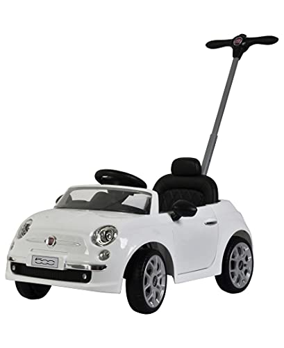 Photo 1 of Best Ride on Cars Fiat 500 Push Car, White 37 X 19 X 12 Inches
