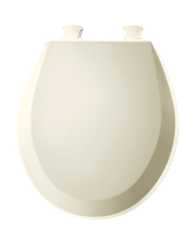 Photo 1 of 500EC 346 14.375 in.W Lift-Off Round Closed Front Toilet Seat in Biscuit
