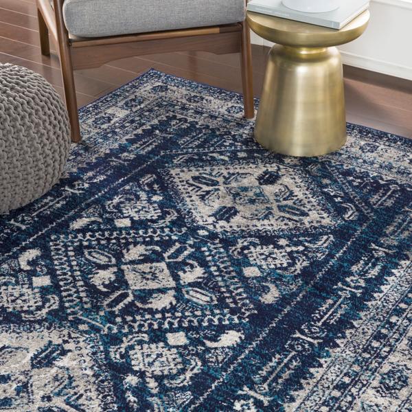 Photo 1 of Abbie & Allie Rugs Monte Carlo Mnc-2315 Navy 6'7" X 9' Area Rug
