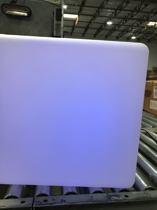 Photo 1 of LOFTEK LED Light Cube: 16-inch 16 RGB Colors Cube Chair Button Control, Rechargeable Cool Stools, IP65 Waterproof Glow Furniture Perfect for Kid's Room, Party, Nursery, Pool Deck, Bar
