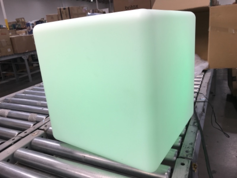 Photo 1 of LOFTEK LED Light Cube: 16-inch 16 RGB Colors Cube Chair Button Control, Rechargeable Cool Stools, IP65 Waterproof Glow Furniture Perfect for Kid's Room, Party, Nursery, Pool Deck, Bar
