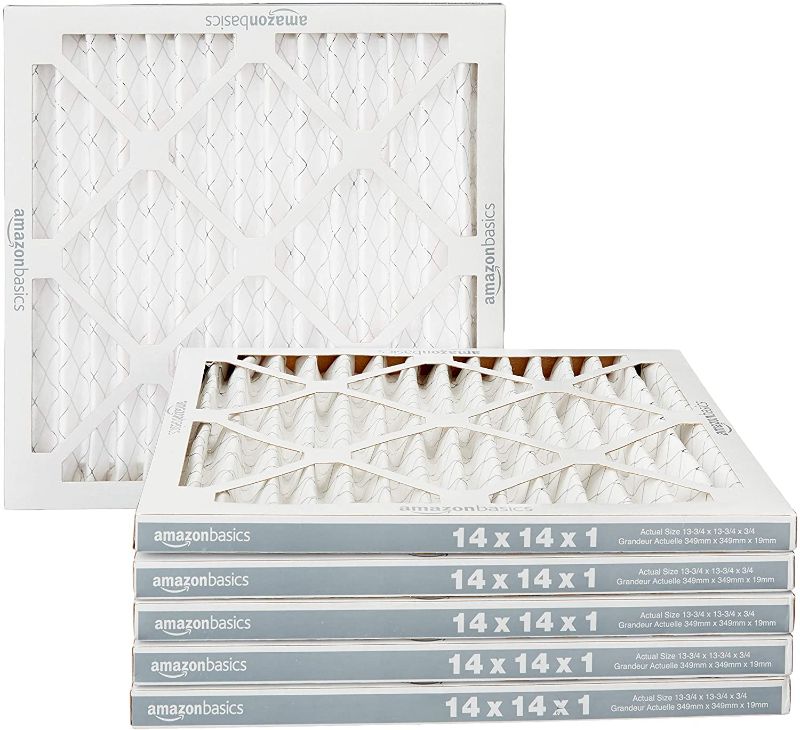 Photo 1 of Amazon Basics Merv 11 AC Furnace Air Filter - 14'' x 14'' x 1''