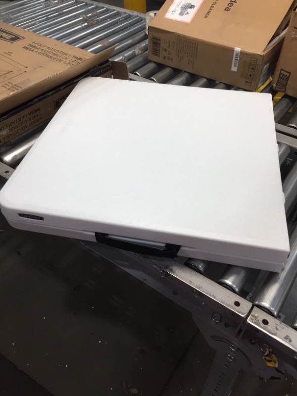 Photo 1 of Lifetime 4428 Height Adjustable Folding Utility Table, White Granite