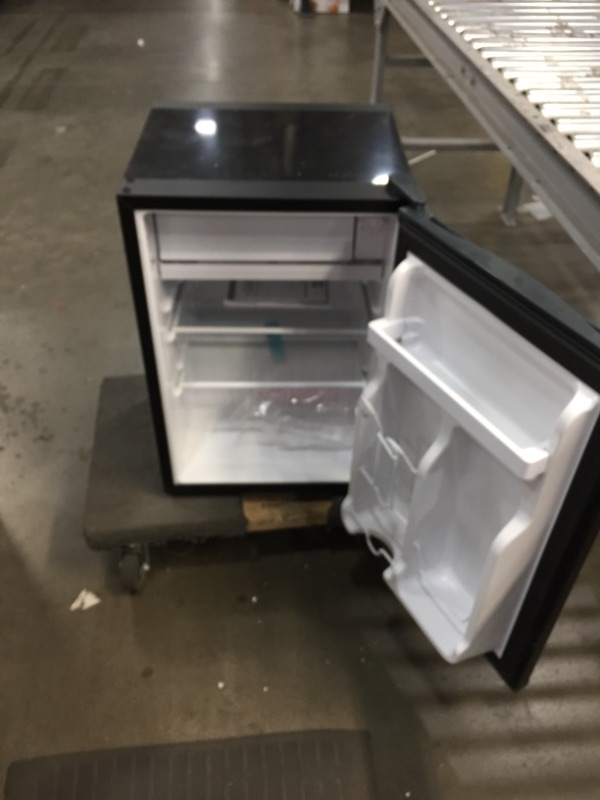 Photo 3 of ***PARTS ONLY*** BLACK+DECKER BCRK25W Compact Refrigerator Energy Star Single Door Mini Fridge with Freezer