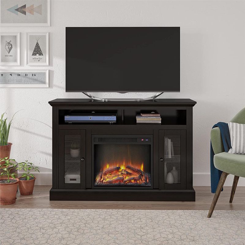 Photo 1 of Dorel Home Furnishings Altra Furniture Ameriwood Home Chicago Electric Fireplace TV Console for TVs up to a 50, Espresso