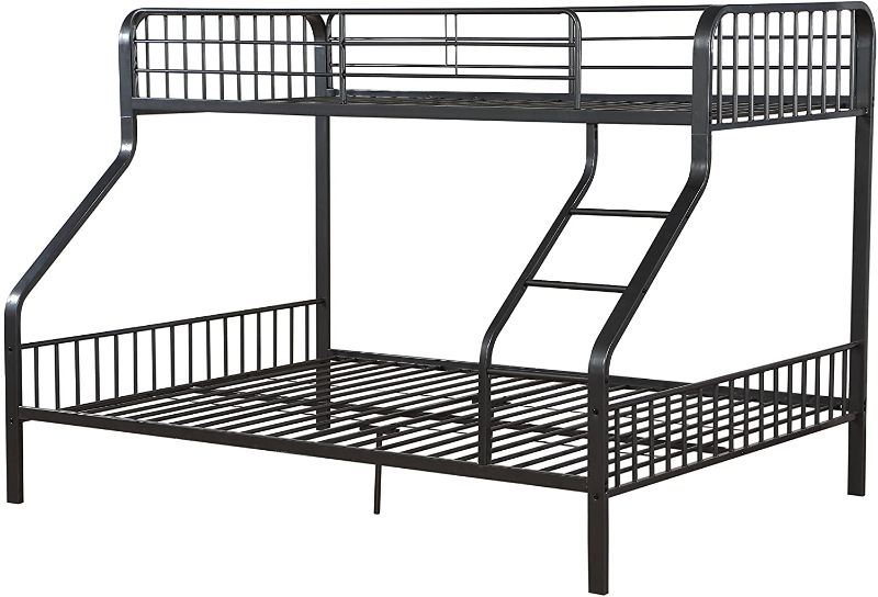 Photo 1 of **INCOMPLETE BOX 1 OF 2 ONLY***ACME FURNITURE AC-37605 Bed, Twin X-Large/Queen, Gunmetal
