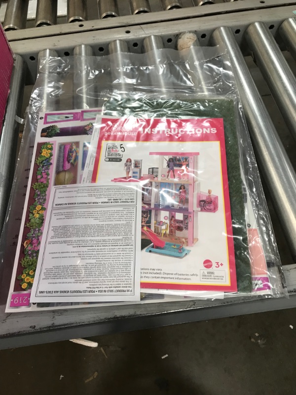 Photo 1 of Barbie DreamHouse Dollhouse with Pool, Slide, Elevator, Lights & Sounds 3.75'
