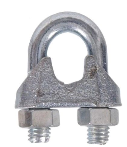 Photo 1 of 1/4 in. Zinc-Plated Wire Rope Clip (150-Pack