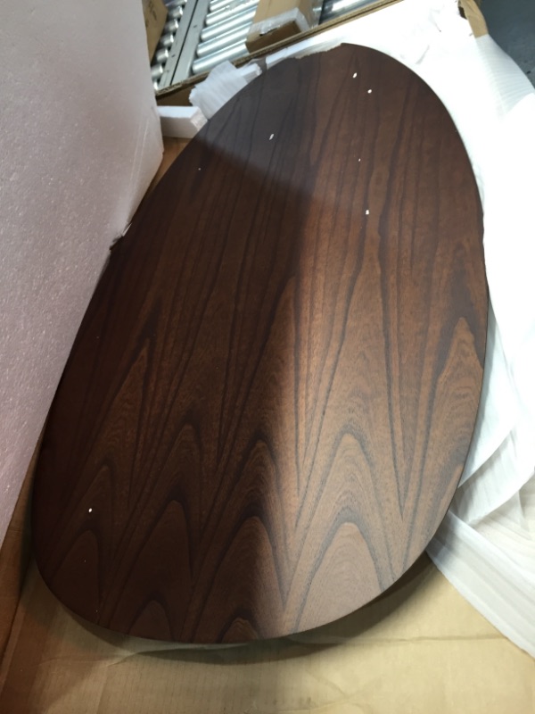 Photo 3 of //MISSING LEGS, MAJOR DAMAGE TO TIP OF TABLE// 
Christopher Knight Home Elam Wood Coffee Table, Walnut
