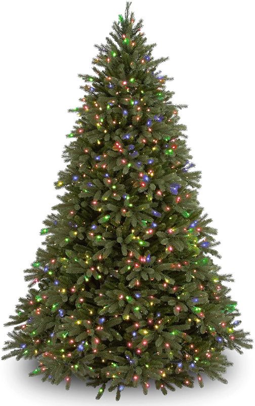 Photo 1 of //TESTED AND FUNCTIONAL//
National Tree Company 'Feel Real' Pre-lit Artificial Christmas Tree | Includes Pre-strung Multi-Color Lights and Stand | Jersey Fraser Fir - 7.5 ft
