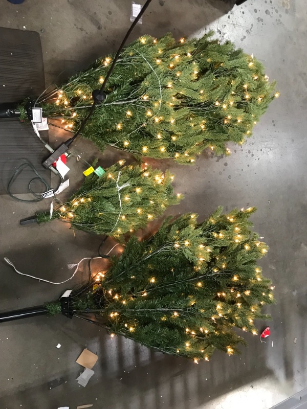 Photo 2 of //TESTED AND FUNCTIONAL//
National Tree Company 'Feel Real' Pre-lit Artificial Christmas Tree | Includes Pre-strung Multi-Color Lights and Stand | Jersey Fraser Fir - 7.5 ft
