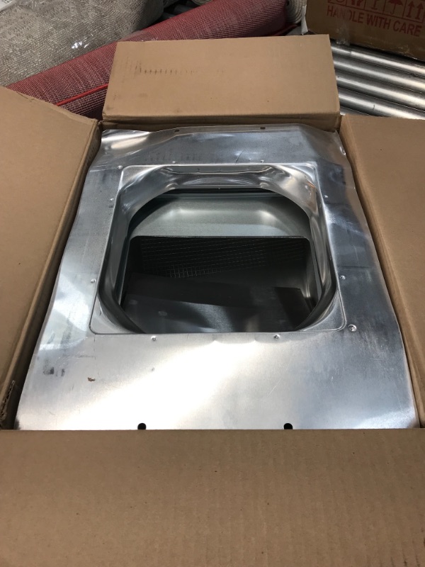 Photo 4 of //MAJOR DAMAGE WITH DENTS AND BENT//
Broan Aluminum Roof Cap for 3-1/4 Inch X 10 Inch or up to 8 Inch Round Duct
