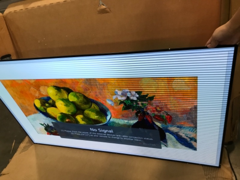 Photo 1 of **SCREEN HAS THESE LINES FROM THE LIGHT** LG OLED55C1PUB 4K Smart OLED TV W/ AI ThinQ (2021)
