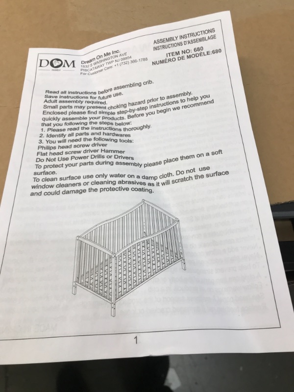 Photo 2 of Dream On Me Violet 7-in-1 Convertible Life Style Crib, Steel Grey
