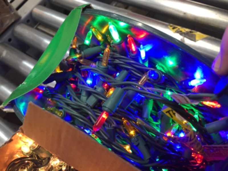 Photo 5 of 300-Light Mini Multicolor LED Christmas Lights
&
300 Clear mini lights 