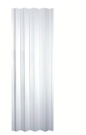 Photo 1 of 4 pack) 36 in. x 80 in. Contempra Vinyl Sand-White Accordion Door
by Spectrum
