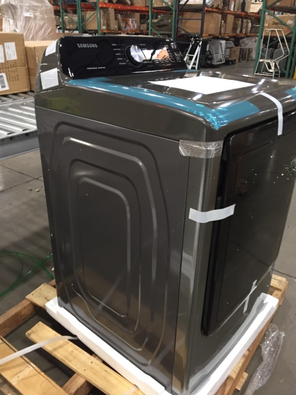 Photo 1 of Large 7.4 cu. ft. Capacity Platinum Electric Dryer with Sensor Dry
by Samsung
