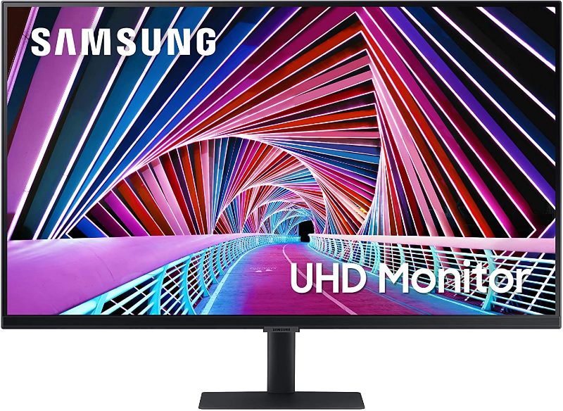 Photo 1 of SAMSUNG 27” S70A Series 4K UHD Computer Monitor with IPS Panel and HDR10 for PC, Borderless Slim Design, TUV Eye Comfort Certified Eye Care, Fully Adjustable Stand, LS27A700NWNXZA, Black
