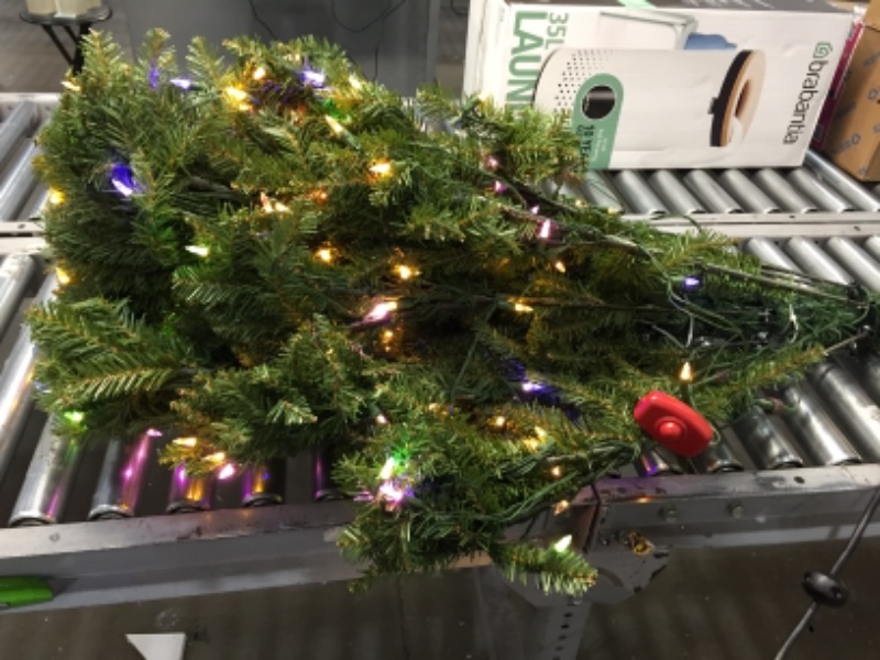 Photo 1 of 9ft National Tree Company Pre-Lit Dunhill Fir Hinged Full LED Artificial Tree with 900 Low Voltage Dual Led Lights