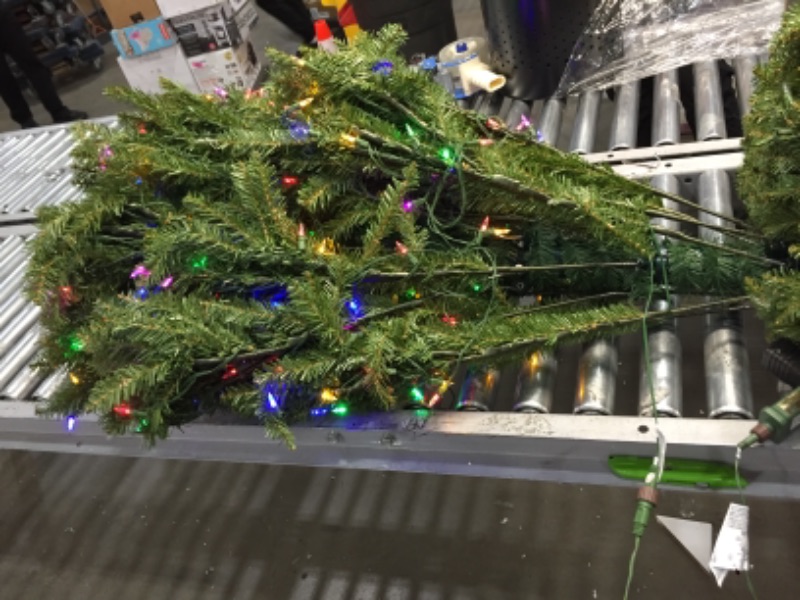 Photo 1 of 9ft National Tree Company Pre-Lit Dunhill Fir Hinged Full LED Artificial Tree with 900 Low Voltage Dual Led Lights