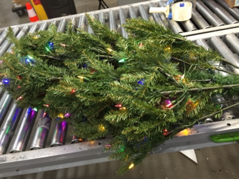 Photo 1 of 9ft National Tree Company Pre-Lit Dunhill Fir Hinged Full LED Artificial Tree with 900 Low Voltage Dual Led Lights