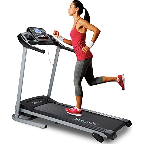 Photo 1 of Folding Treadmill Exercise Running Machine - Electric Motorized Running Exercise Equipment W/ 36 Pre-Set Program, 3 Incline Level, Bluetooth Music/App
