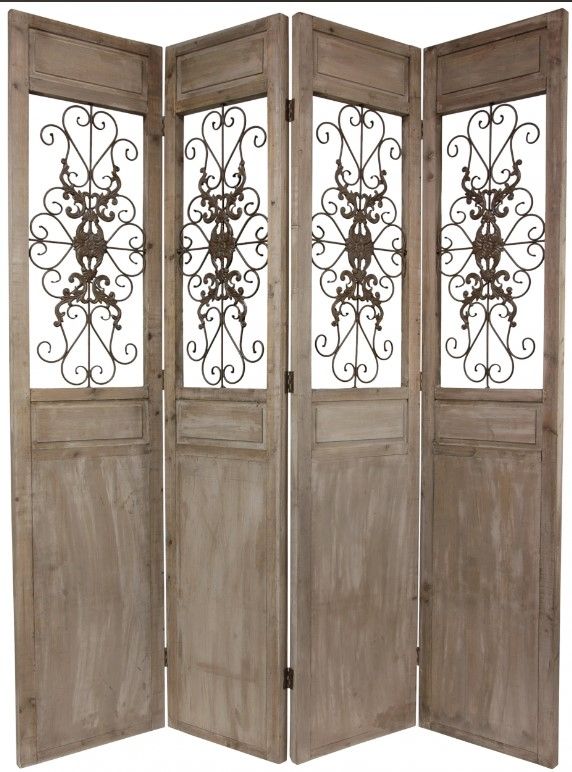 Photo 1 of 7 ft. Tall Railing Scrolls Room Divider
