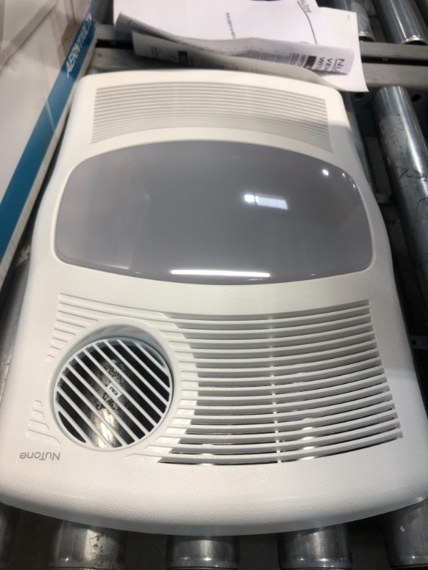 Photo 2 of 110 CFM Ceiling Bathroom Exhaust Fan with Light and 1500-Watt Heater

