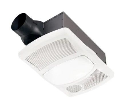 Photo 1 of 110 CFM Ceiling Bathroom Exhaust Fan with Light and 1500-Watt Heater
