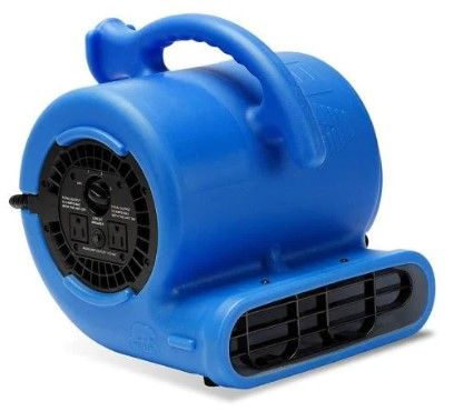 Photo 1 of 1/4 HP Air Mover Blower Fan for Water Damage Restoration Carpet Dryer Floor Home and Plumbing Use in Blue
