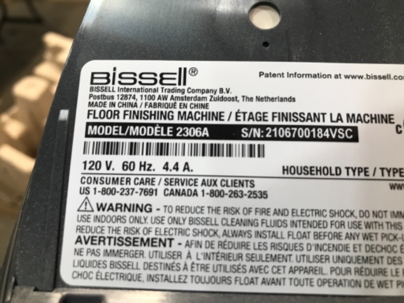 Photo 1 of BISSELL Cross wave Pet Pro Wet Dry Vacuum, 2306A