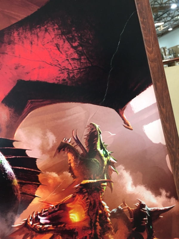 Photo 4 of *picture has a crease, SEE last picture* 
Trends International Dungeons and Dragons-TIAMAT Wall Poster, 22.375 in x 34 in, Mahogany Framed Version
