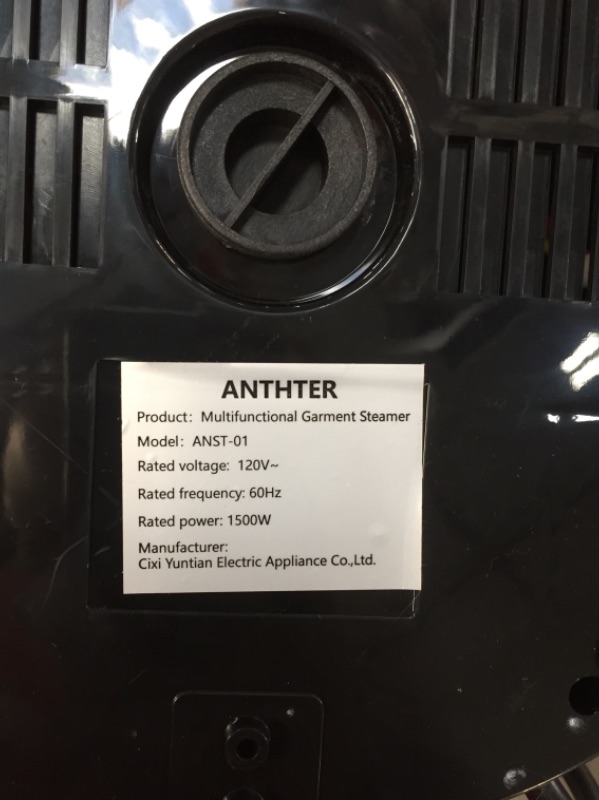 Photo 5 of *USED*
Anthter 1500W Powerful Full Size Garment Steamers, 35s Fast Heat-up, 90 Mins of Continuous Steam Wrinkle Remover with 2.5L Water Tank, Perfect for Household
