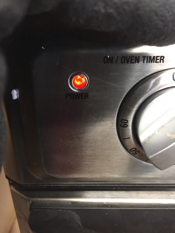 Photo 4 of *USED*
*MISSING rack, pan and basket*
Cuisinart TOA-60 Convection Toaster Oven Airfryer, Silver
