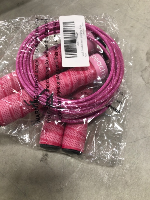 Photo 2 of 2   Peach Bands Jump Rope - Speed Skipping Rope for Women