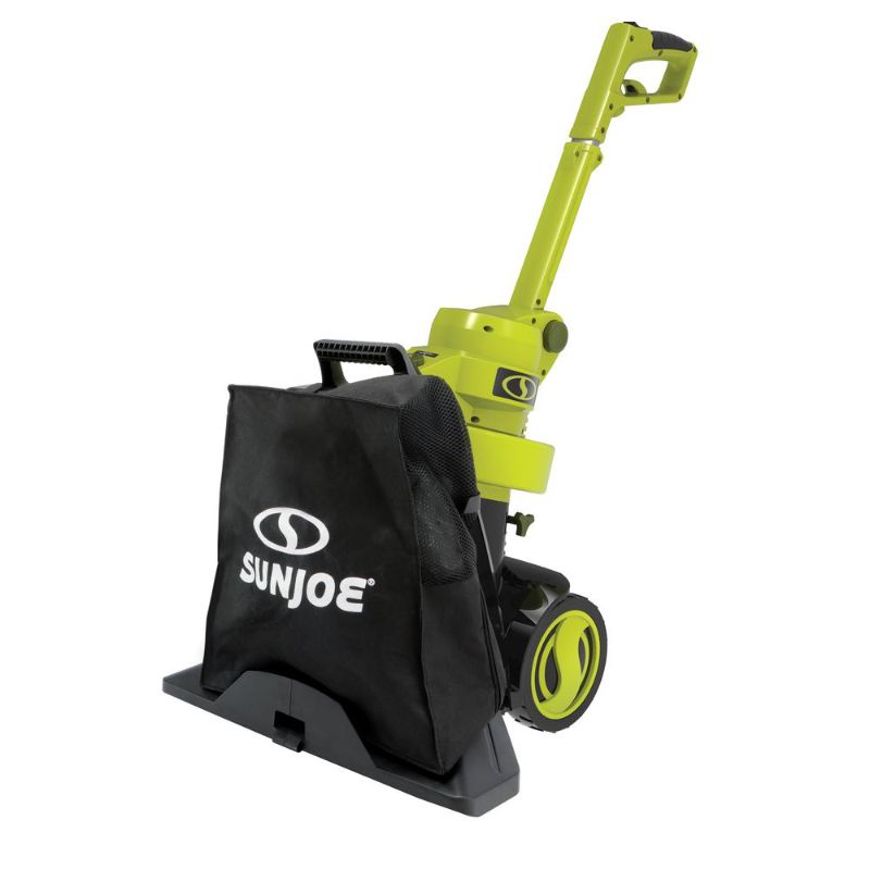 Photo 1 of Sun Joe SBJ806E 3-in-1 Walk Behind Electric Blower Vacuum + Mulcher , 14-Amp , 8-gal , 600 CFM Max