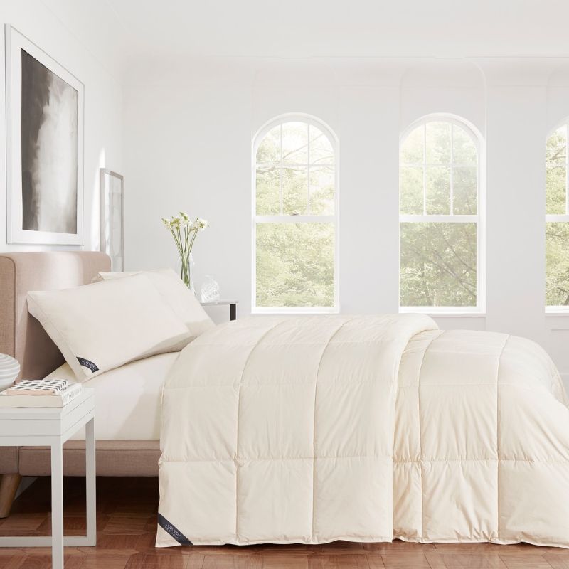 Photo 1 of  Queen New York White Organic White Down Alternative Comforter