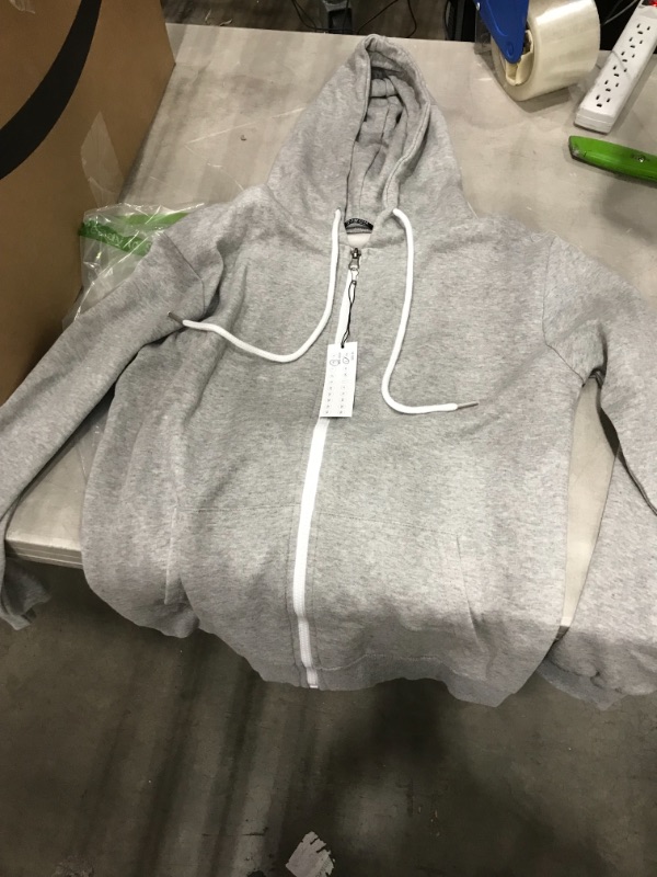 Photo 2 of *lighter grey in person*
GIVON Womens Comfortable Long Sleeve Lightweight Zip-up Hoodie with Kanga Pocket, Small
