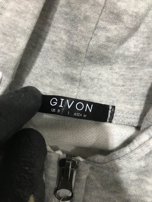 Photo 3 of *lighter grey in person*
GIVON Womens Comfortable Long Sleeve Lightweight Zip-up Hoodie with Kanga Pocket, Small
