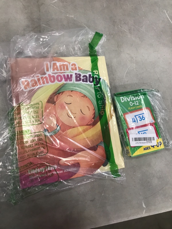 Photo 3 of I Am a Rainbow Baby Book and Division 0-12 Flash Cards
