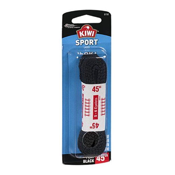 Photo 1 of Kiwi Shoe laces, 45 in, athletic black, 12 pk (3 units per box)
