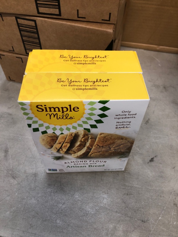 Photo 2 of *EXPIRES Dec 15 2021*
Simple Mills Gluten Free Artisan Bread Almond Flour Baking Mix, 10.4 Oz, 2 pk
