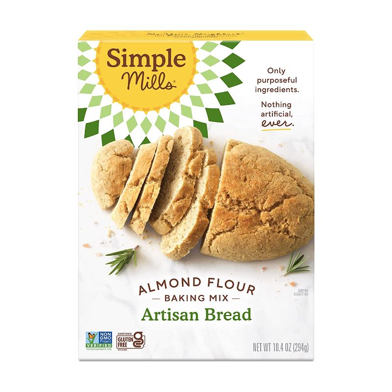 Photo 1 of *EXPIRES Dec 15 2021*
Simple Mills Gluten Free Artisan Bread Almond Flour Baking Mix, 10.4 Oz, 2 pk
